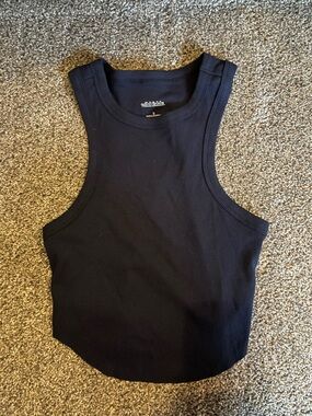 wild fable Navy Ribbed Tank Top